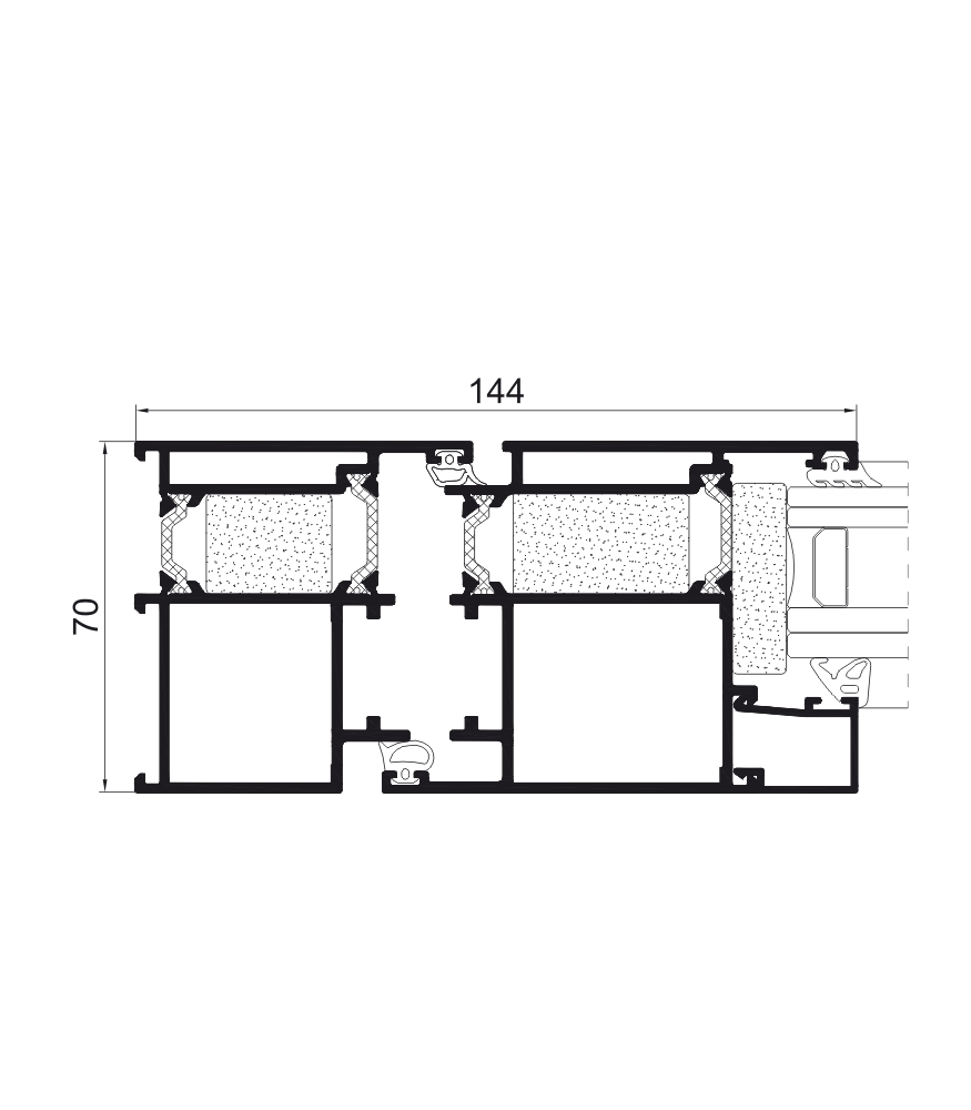 Cortizo Millenium Plus 70 Kapı