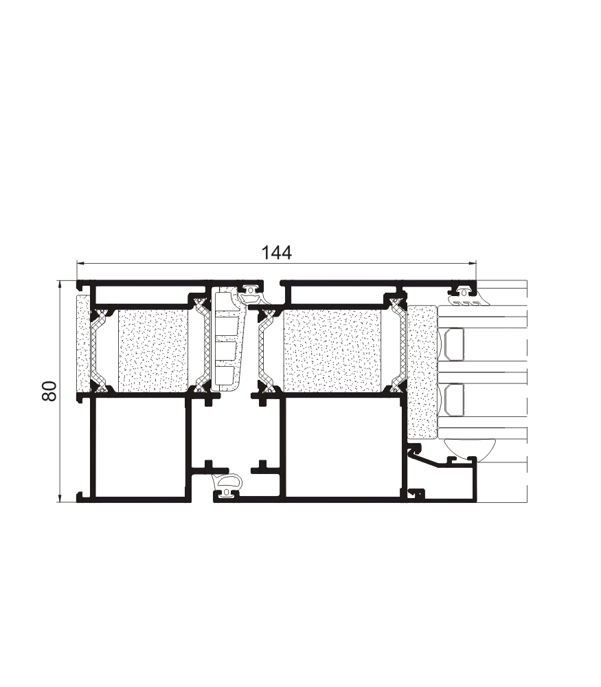 Cortizo Millenium Plus 80 Kapı